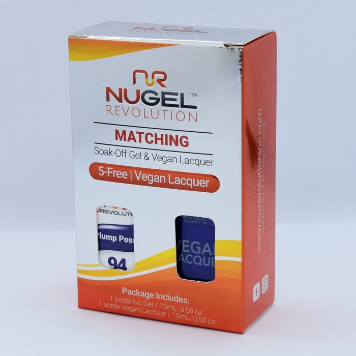 NuRevolution 3in1 Dipping Powder + Gel Polish + Nail Lacquer, 094, Plum Posse OK1129