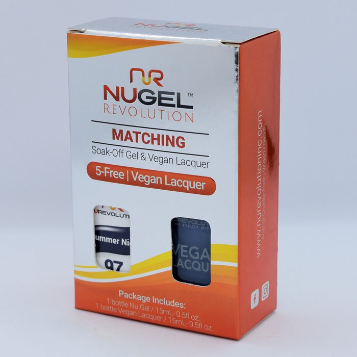NuRevolution 3in1 Dipping Powder + Gel Polish + Nail Lacquer, 097, Summer Night OK1129
