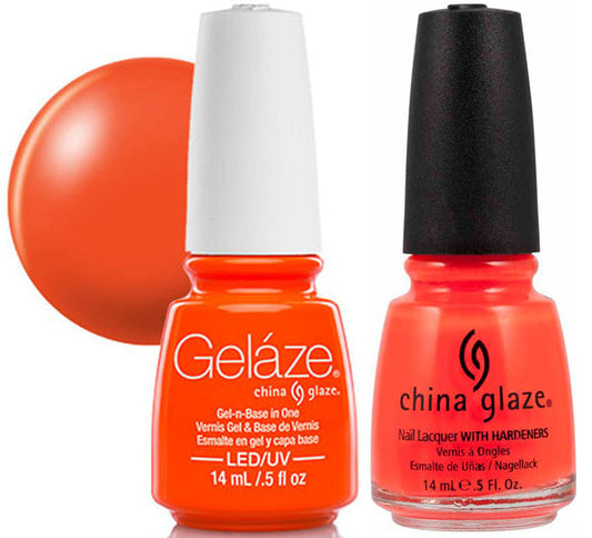 Gelaze Duo Gel, 83711, Orange Knockout, 0.5oz