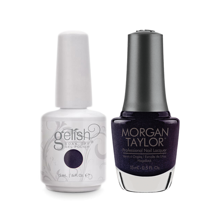 Gelish Gel Polish & Morgan Taylor Nail Lacquer, Oh, Girl Meets Joy , 0.5oz, 1100089+ 50235