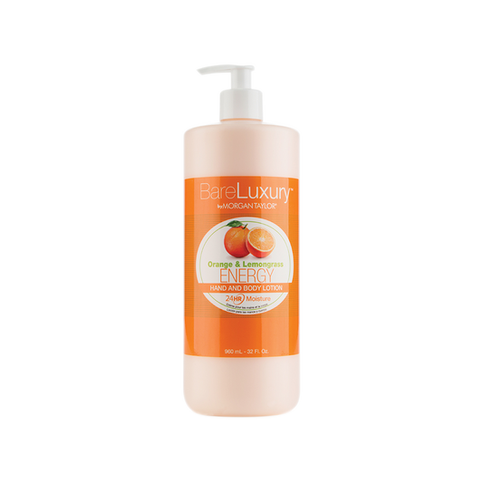 Morgan Taylor, Bare Luxury, Energy Orange & Lemongrass Lotion, 32oz, 3610902 KK1112