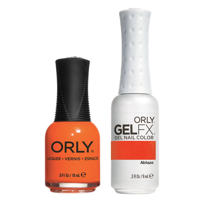 Orly Perfect Pair Lacquer & Gel FX, 31142, Ablaze