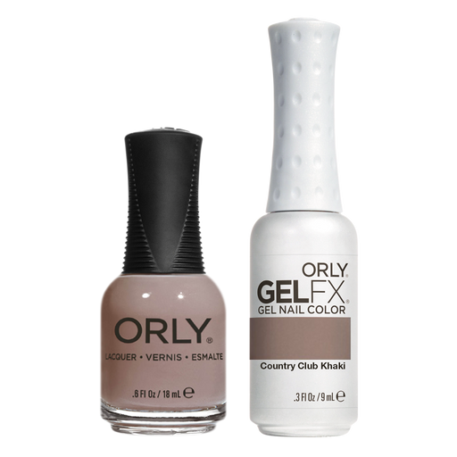 Orly Perfect Pair Lacquer & Gel FX, 31102, Country Club Khaki