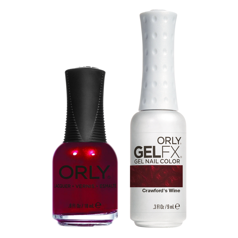 Orly Perfect Pair Lacquer & Gel FX, 31165, Crawford's Wine
