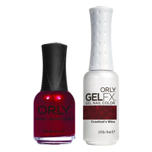Orly Perfect Pair Lacquer & Gel FX, 31165, Crawford's Wine