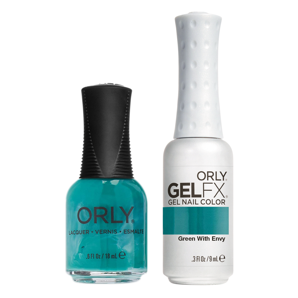 Orly Perfect Pair Lacquer & Gel FX, 31116, Green With Envy