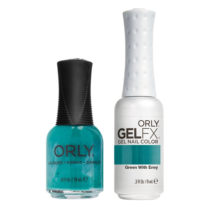 Orly Perfect Pair Lacquer & Gel FX, 31116, Green With Envy