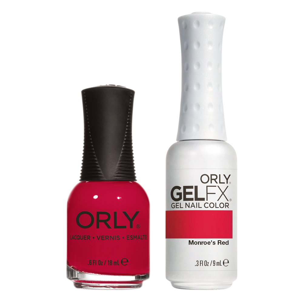 Orly Perfect Pair Lacquer & Gel FX, 31105, Monroe's Red