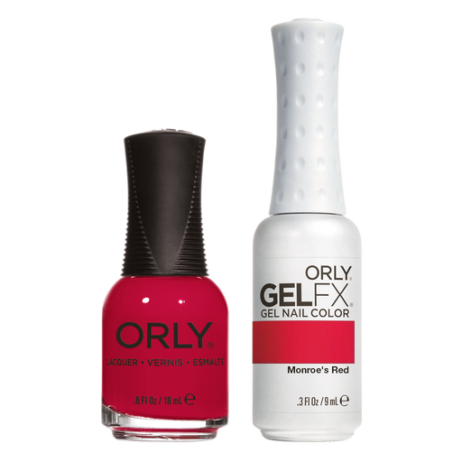 Orly Perfect Pair Lacquer & Gel FX, 31105, Monroe's Red