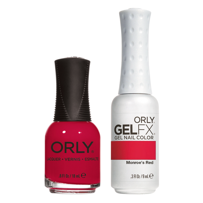 Orly Perfect Pair Lacquer & Gel FX, 31105, Monroe's Red
