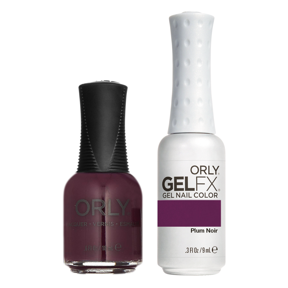 Orly Perfect Pair Lacquer & Gel FX, 31128, Plum Noir