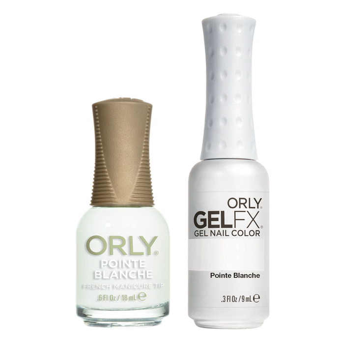 Orly Perfect Pair Lacquer & Gel FX, 31198, Pointe Blanche