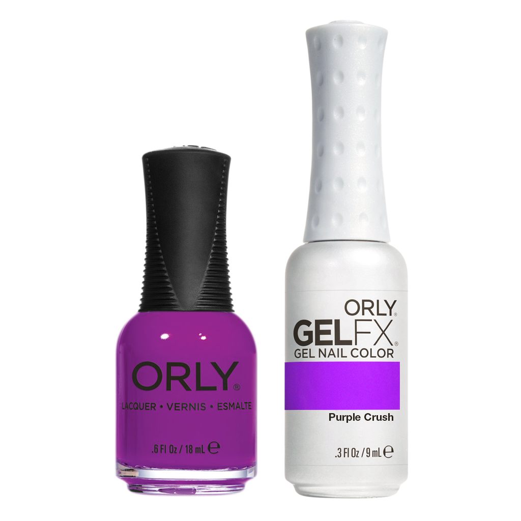 Orly Perfect Pair Lacquer & Gel FX, 31107, Purple Crush