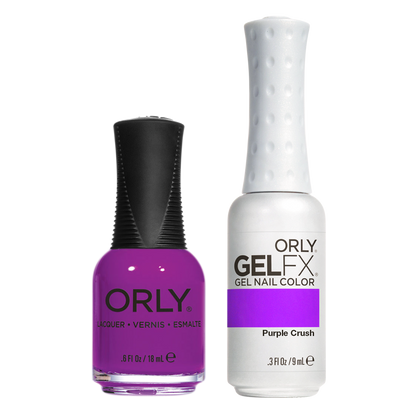 Orly Perfect Pair Lacquer & Gel FX, 31107, Purple Crush