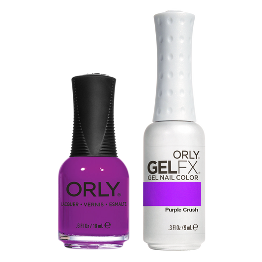 Orly Perfect Pair Lacquer & Gel FX, 31107, Purple Crush