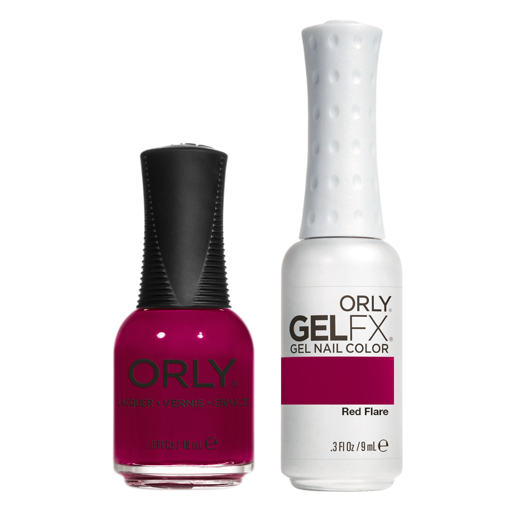 Orly Perfect Pair Lacquer & Gel FX, 31145, Red Flare