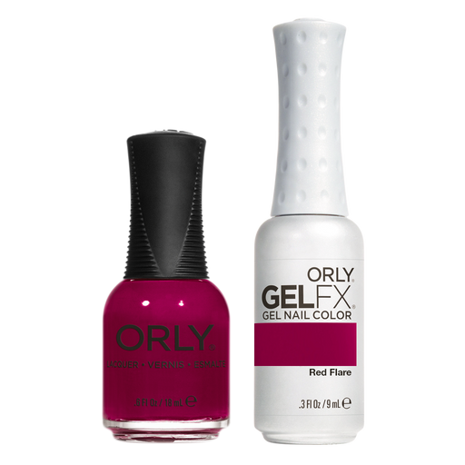 Orly Perfect Pair Lacquer & Gel FX, 31145, Red Flare