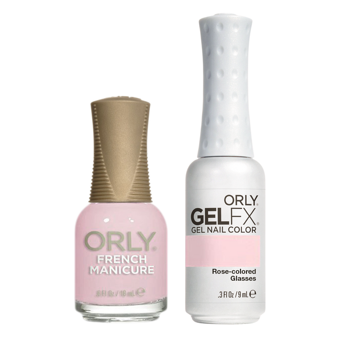 Orly Perfect Pair Lacquer & Gel FX, 31129, Rose-colored Glasses