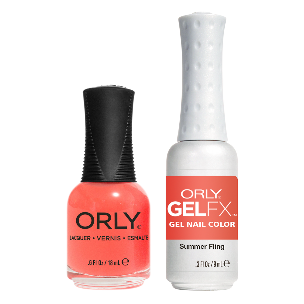 Orly Perfect Pair Lacquer & Gel FX, 31155, Summer Fling