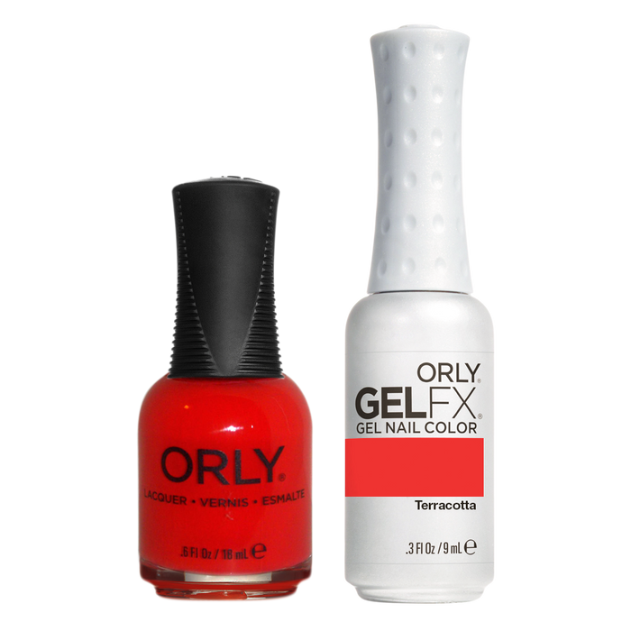 Orly Perfect Pair Lacquer & Gel FX, 31148, Terracotta