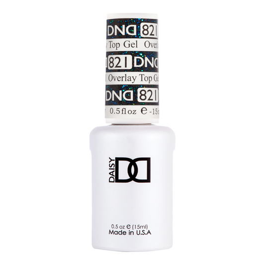 DND ONLY Gel, Overlay Top Gel Collection, 821, 0.5oz