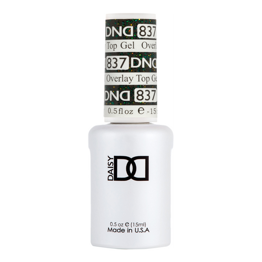 DND ONLY Gel, Overlay Top Gel Collection, 837, 0.5oz