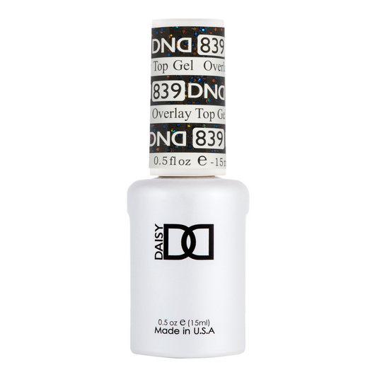 DND ONLY Gel, Overlay Top Gel Collection, 839, 0.5oz