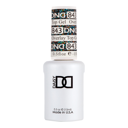 DND ONLY Gel, Overlay Top Gel Collection, 843, 0.5oz