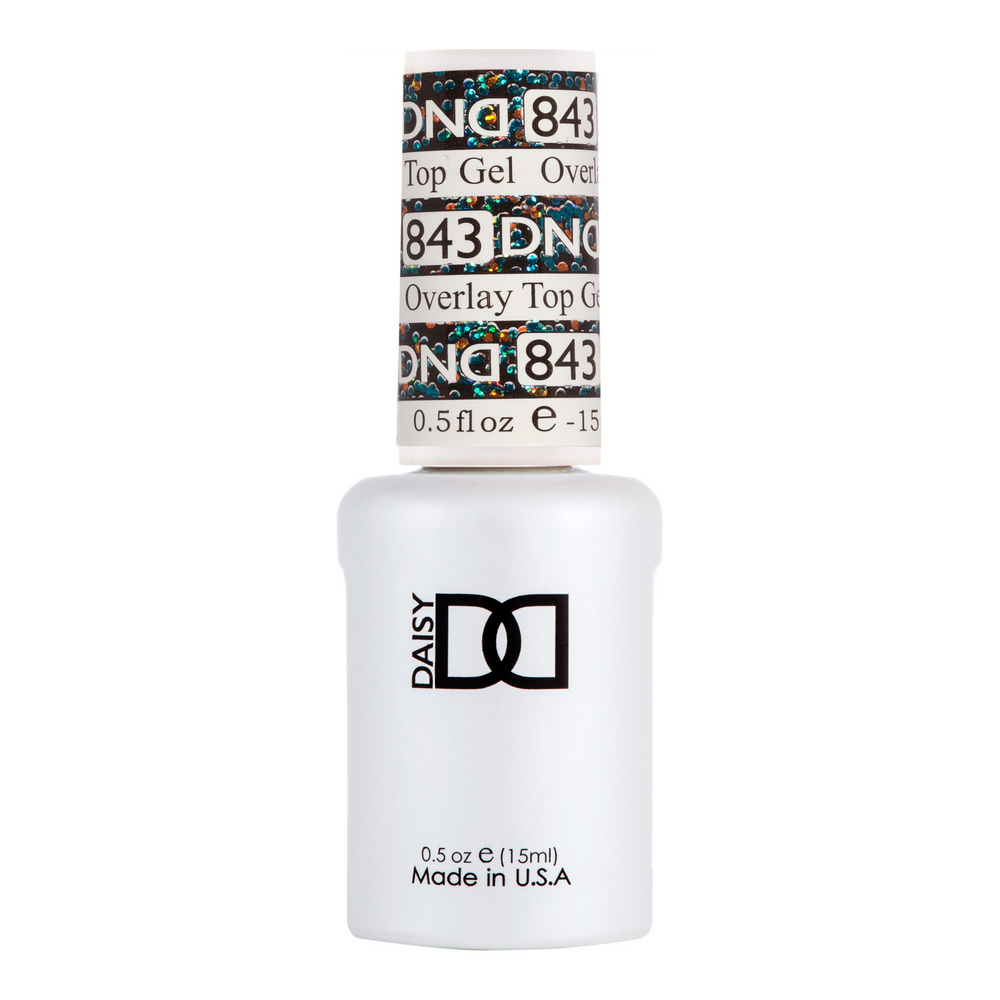 DND ONLY Gel, Overlay Top Gel Collection, 843, 0.5oz
