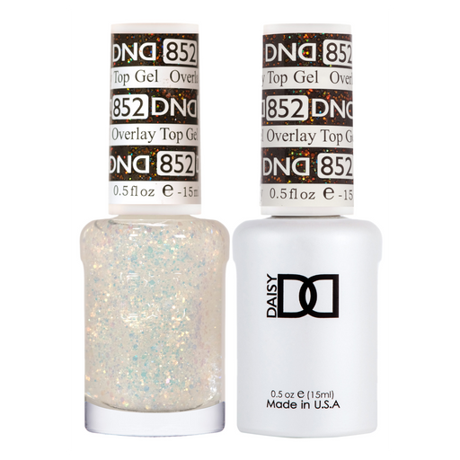 DND Gel Polish And Nail Lacquer, Overlay Top Gel Collection, 852, 0.5oz