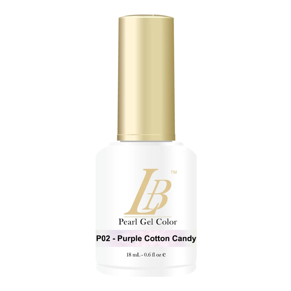 iGel LB Pearl Gel Polish, P02 Purple Cotton Candy, 0.6oz OK0428VD