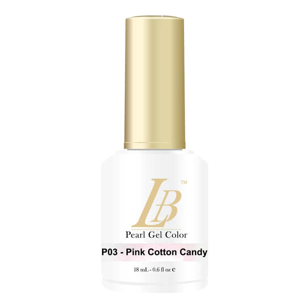 iGel LB Pearl Gel Polish, P03, Pink Cotton Candy, 0.6oz OK0428VD