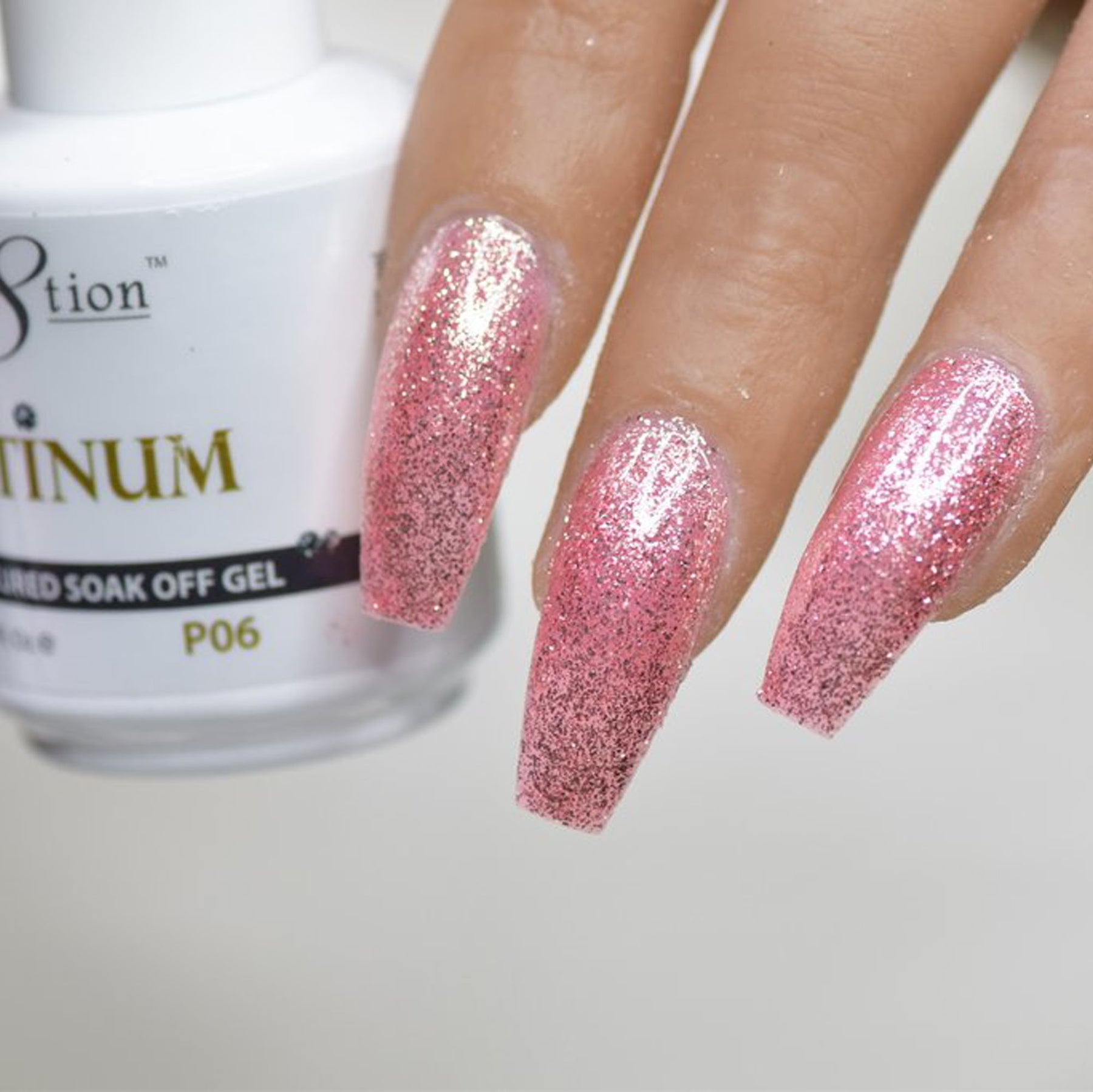 Cre8tion Platinum Gel Polish, P06, 0916-0491, 0.5oz KK0912