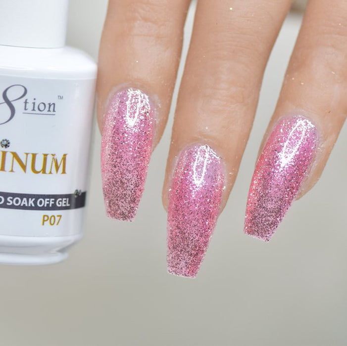 Cre8tion Platinum Gel Polish, P07, 0916-0492, 0.5oz KK0912