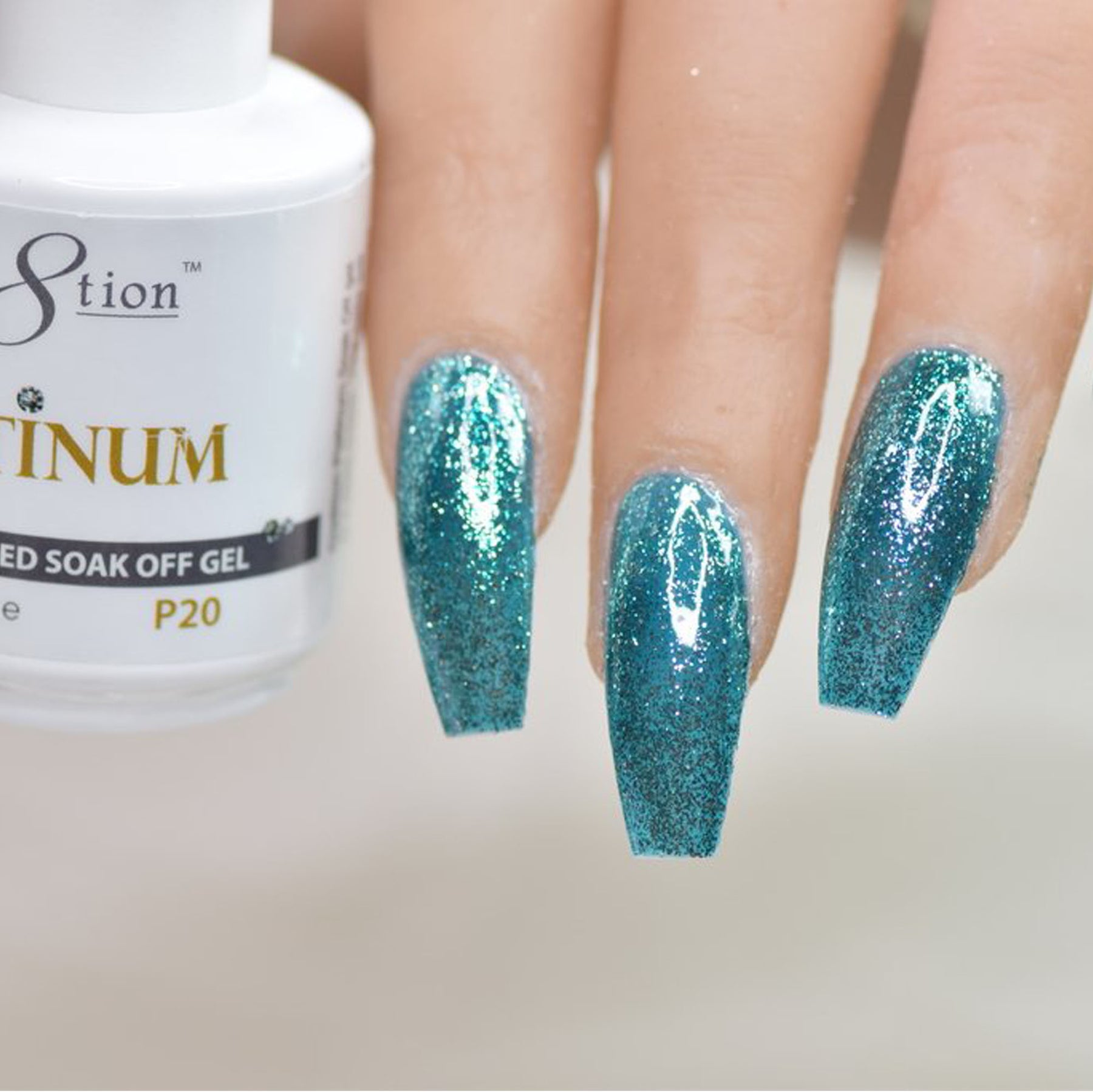 Cre8tion Platinum Gel Polish, P20, 0916-0542, 0.5oz KK0912