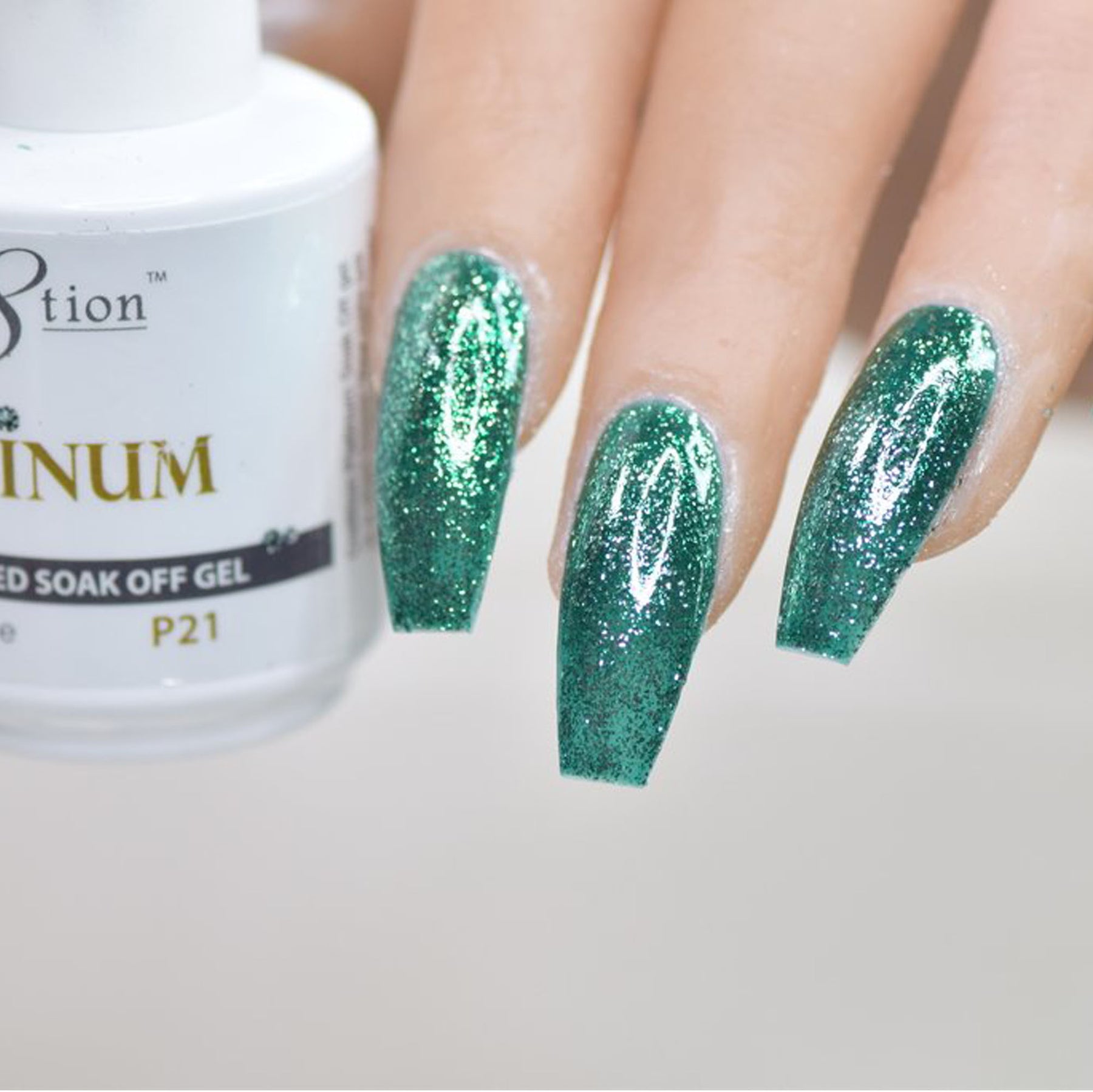 Cre8tion Platinum Gel Polish, P21, 0916-0543, 0.5oz KK0912