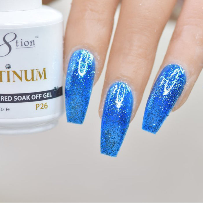 Cre8tion Platinum Gel Polish, P26, 0916-0548, 0.5oz KK0912