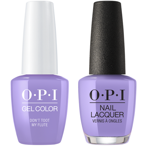 OPI GelColor And Nail Lacquer, Peru Collection, P34, Don't Toot My Flute, 0.5oz
