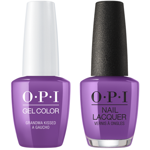 OPI GelColor And Nail Lacquer, Peru Collection, P35, Grandma Kissed a Gaucho, 0.5oz