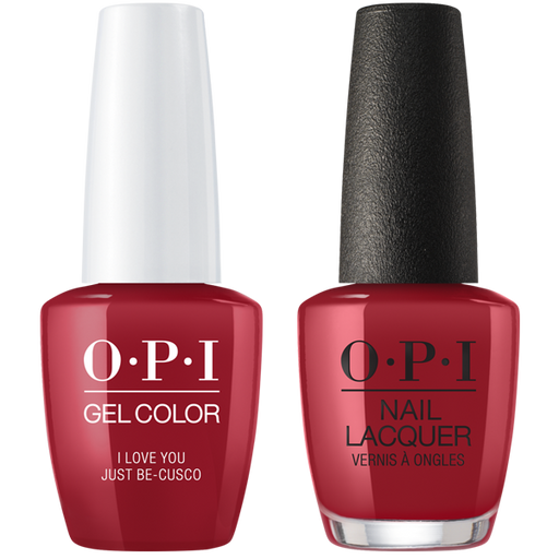 OPI GelColor And Nail Lacquer, Peru Collection, P39, I Love You Just Be-Cusco, 0.5oz