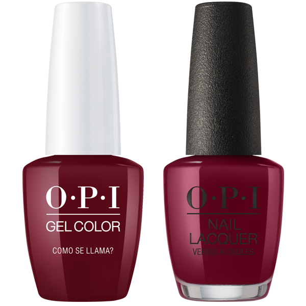 OPI GelColor And Nail Lacquer, Peru Collection, P40, Como se Llama?, 0.5oz