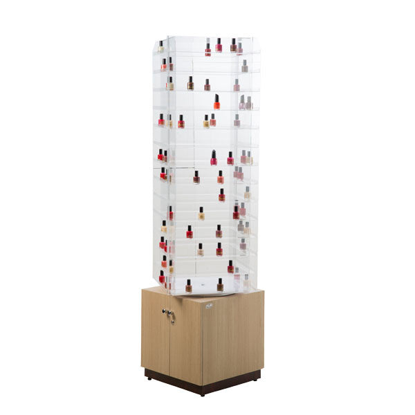SPA Polish Display, Ash/RoseWood, PDC005AR (NOT Included Shipping Charge)