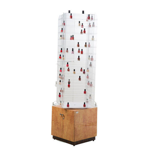 SPA Polish Display, Cherry/Chestnut, PDC005CC (NOT Included Shipping Charge)