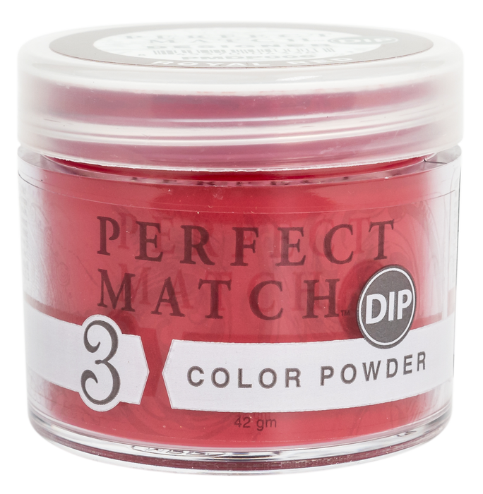 Perfect Match 3in1 Dipping Powder + Gel Polish + Nail Lacquer, PMDP006, Royal Red KK1024