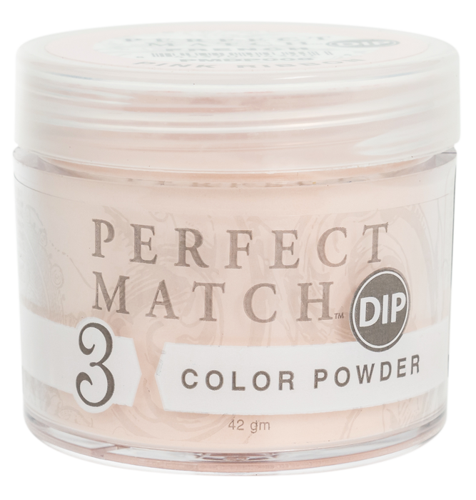 Perfect Match 3in1 Dipping Powder + Gel Polish + Nail Lacquer, PMDP008, Pink Ribbon KK1024