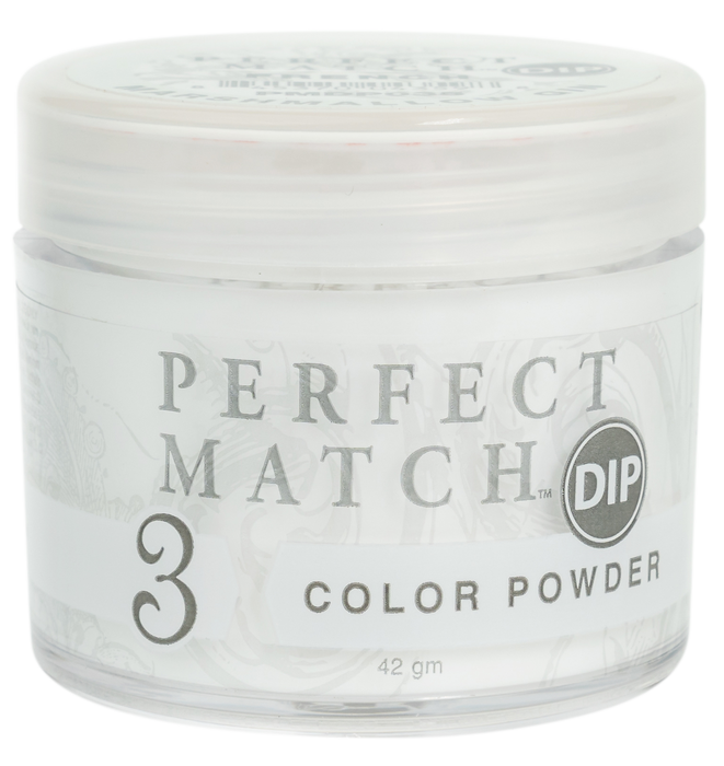 Perfect Match 3in1 Dipping Powder + Gel Polish + Nail Lacquer, PMDP035, Marshmallow Gin KK1024