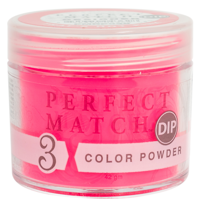 Perfect Match 3in1 Dipping Powder + Gel Polish + Nail Lacquer, PMDP038, That's Hot Pink KK1024