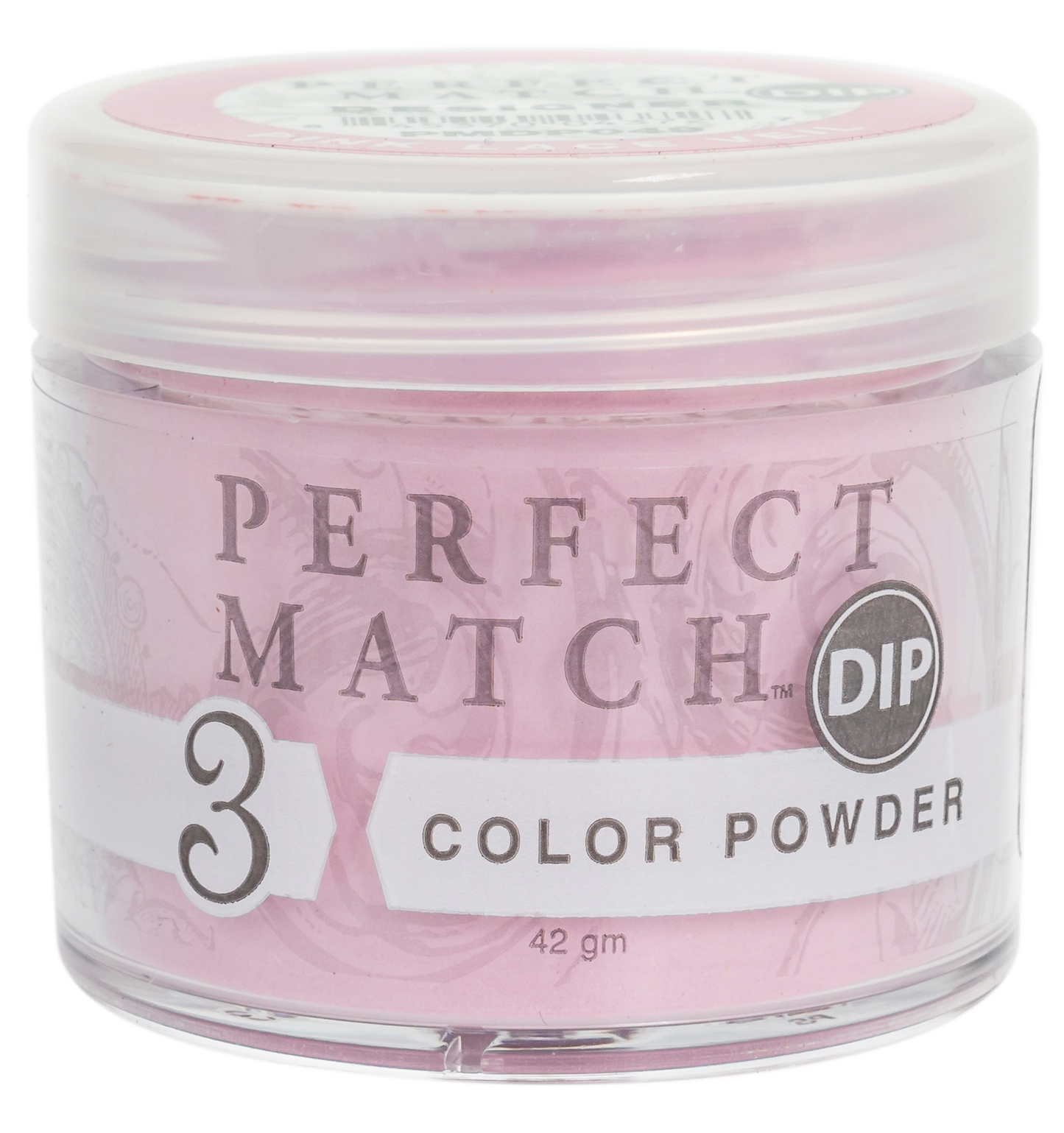 Perfect Match 3in1 Dipping Powder + Gel Polish + Nail Lacquer, PMDP049, Pink Lace Veil KK1024