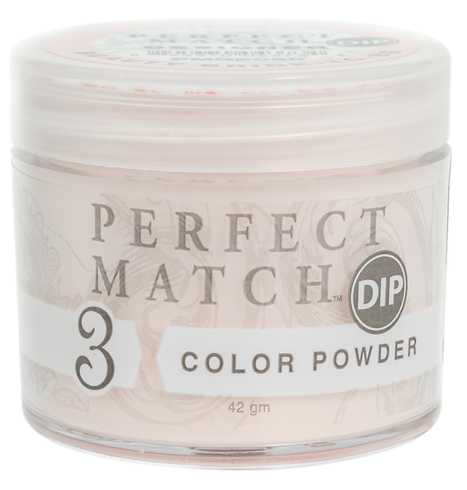 Perfect Match 3in1 Dipping Powder + Gel Polish + Nail Lacquer, PMDP050, Beauty Bride-To-Be KK1024