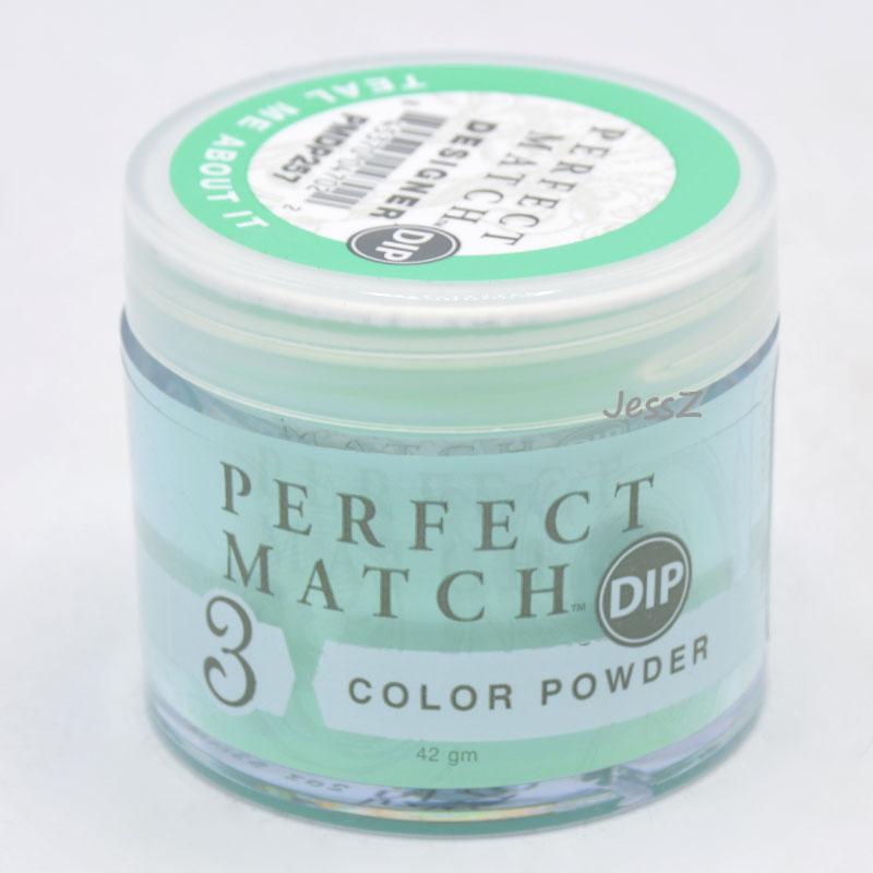 Perfect Match Dipping Powder, PMDP257, Colorful Moments Collection, Teal Me About It, 1.5oz OK0620VD